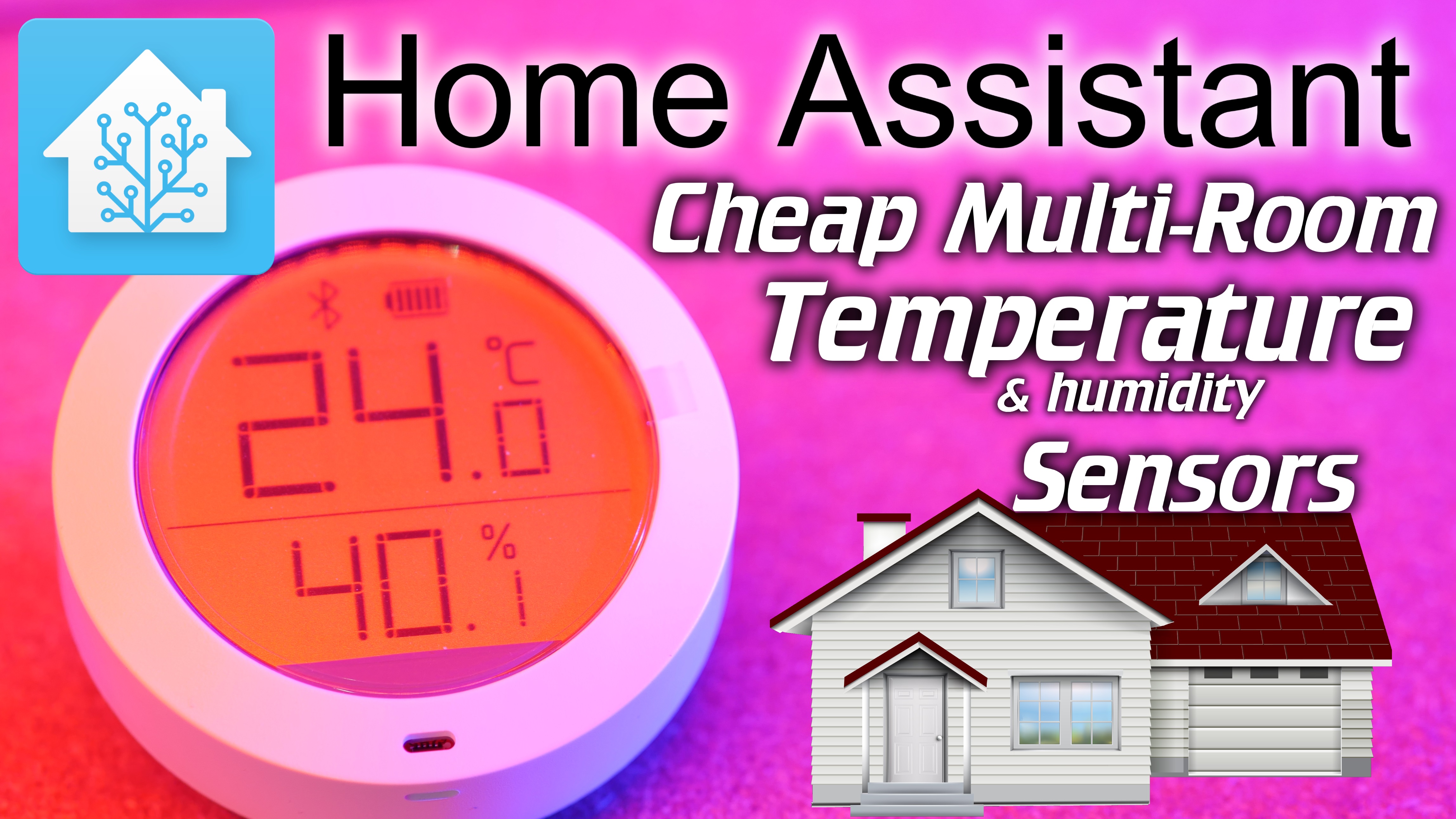 Home Assistant Cheap MultiRoom Temperature & Humidity sensors