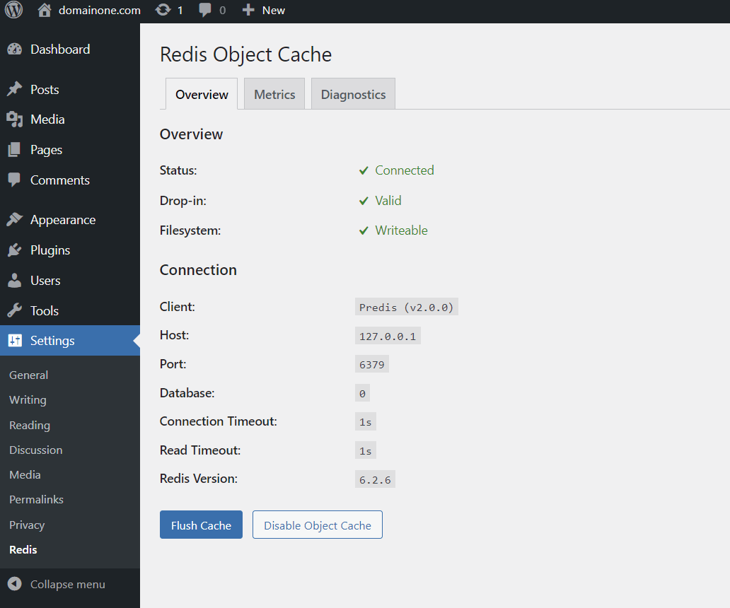How to Use Redis Caching on Wordpress — RackNerd