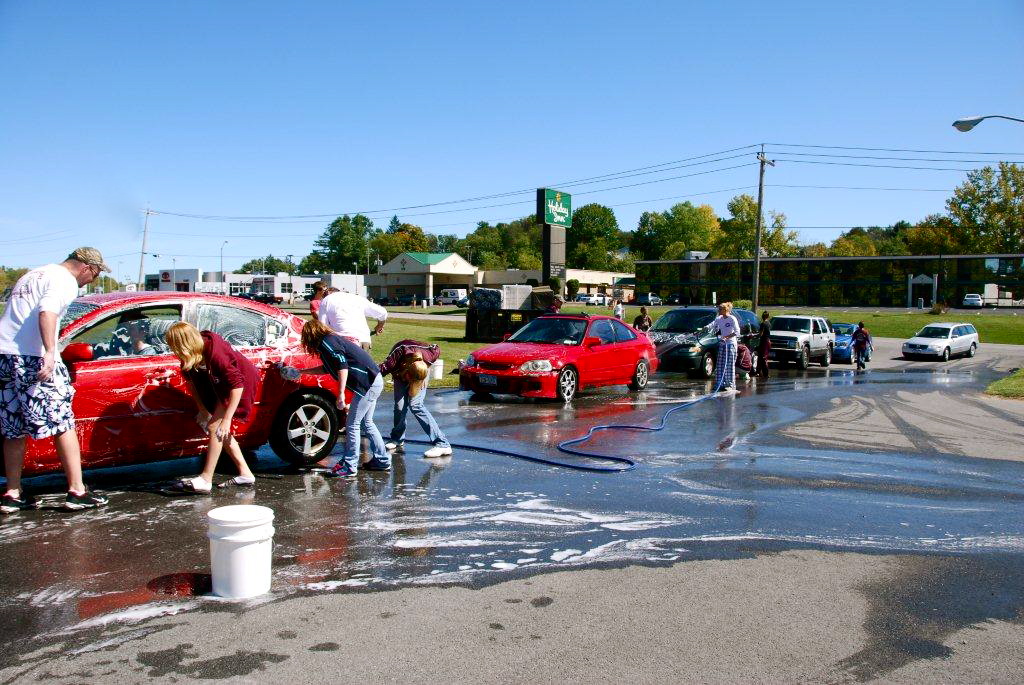 R&Q Hosts Gloversville High Girls' Swim Team Car Wash Ruby & Quiri Blog