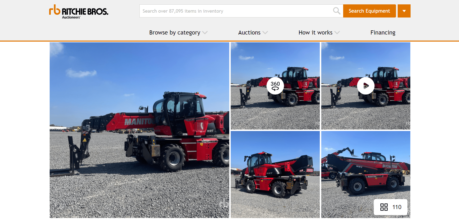 360degree inspection view adds buyer confidence Ritchie Bros. Europe