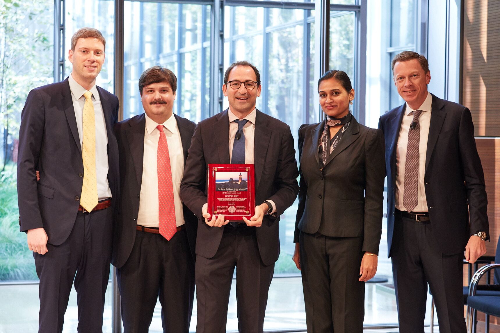 Cornell Real Estate Review’s 2019 Industry Leader Award Jonathan Gray