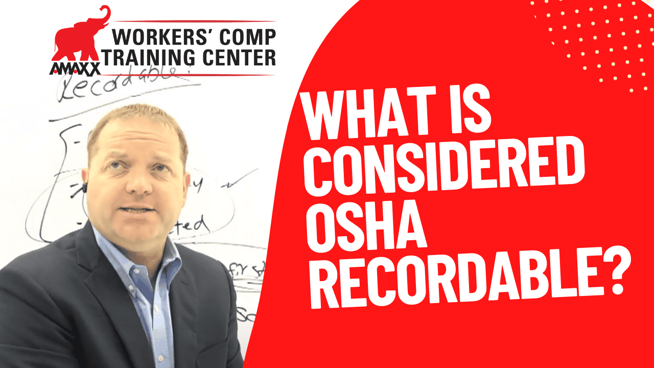 What Is Considered OSHA Recordable? Amaxx Workers Comp Blog