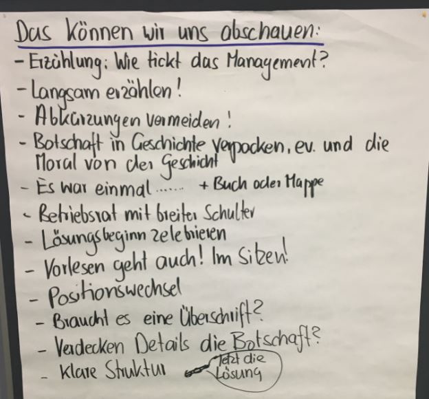Seminardokumentation Trilogie 2019 I Storytelling in der