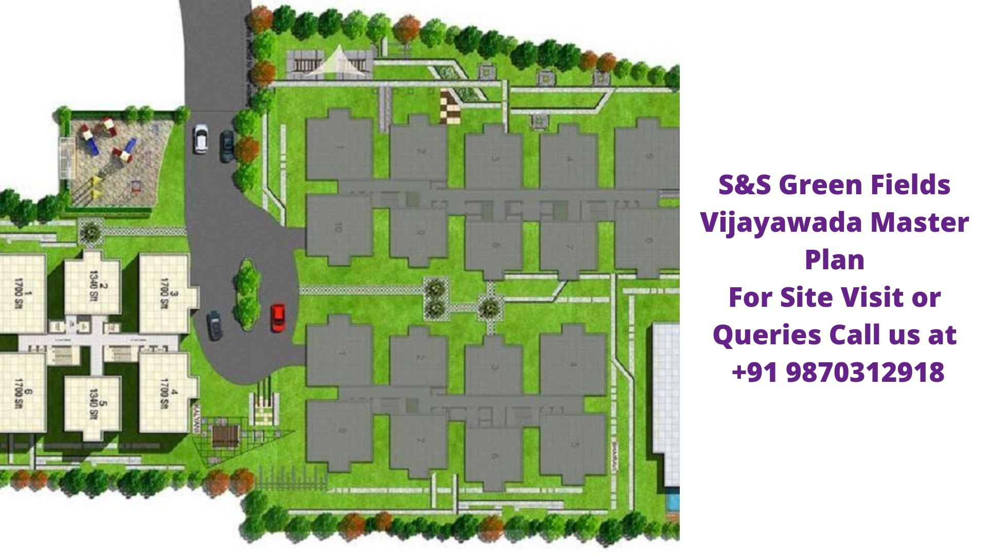 S&S Green Fields Tadigadapa Vijayawada 2/3 BHK Flats in Vijayawada