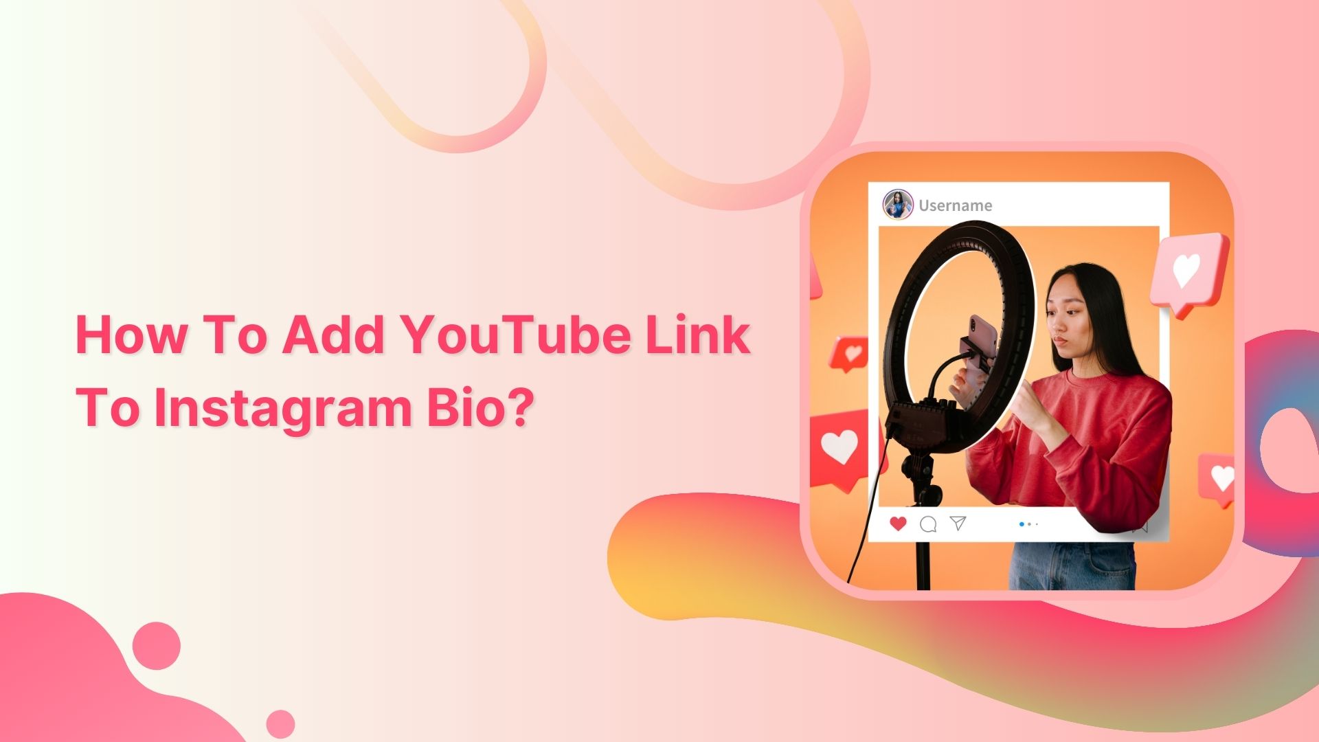 How to put YouTube link in Instagram bio?