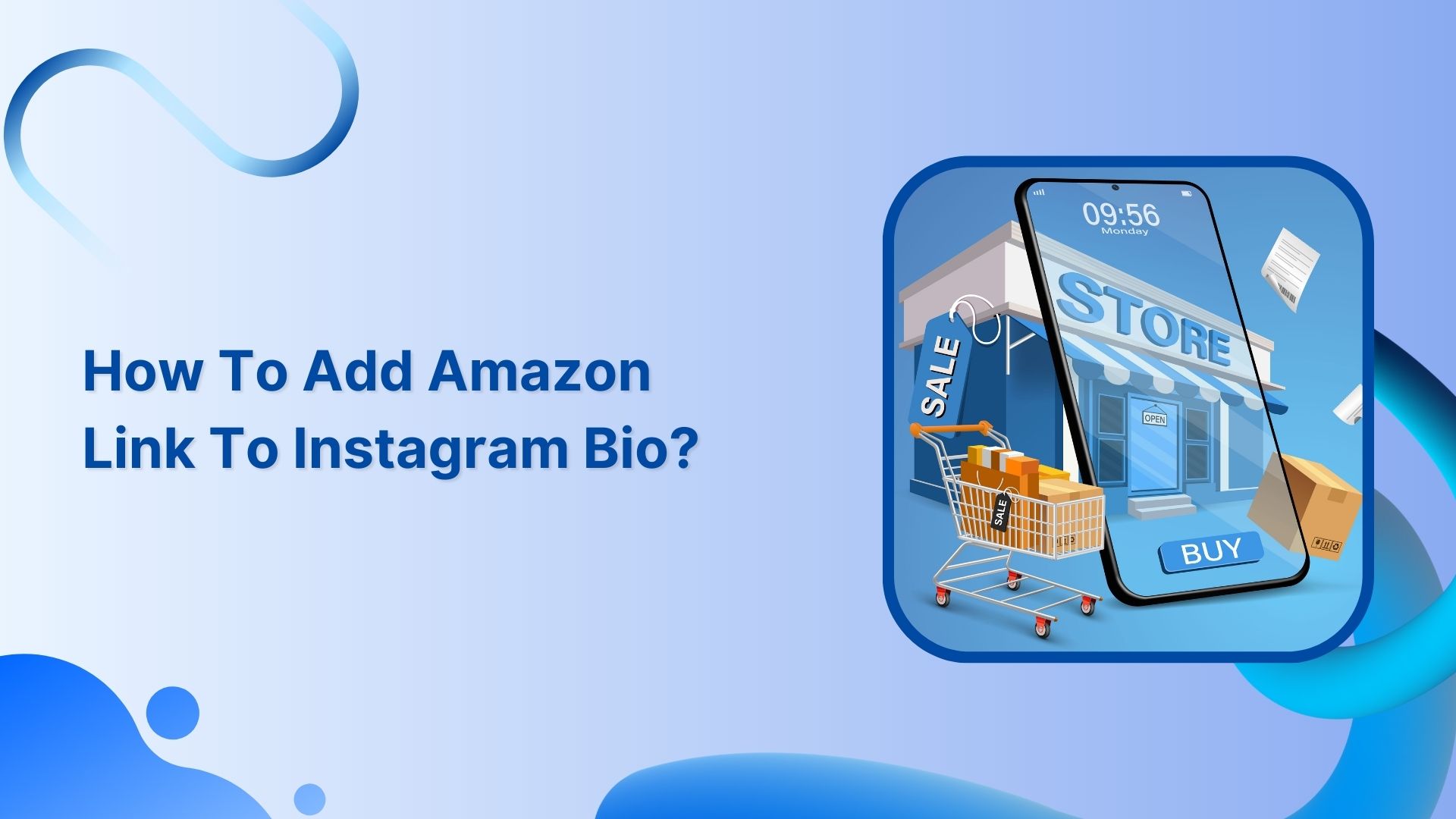 How to add Amazon link to Instagram bio?