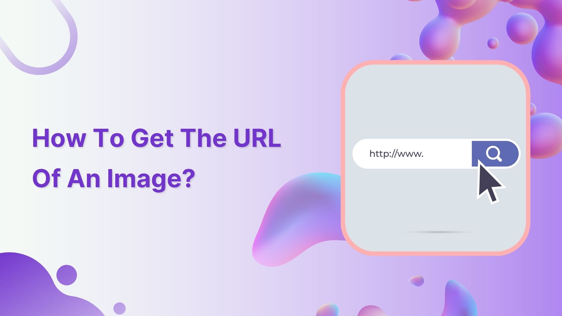 How to get the URL of an image?