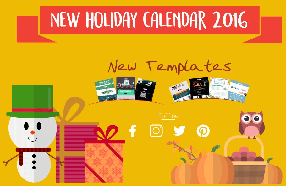 Holiday Email Templates and Holiday Email Marketing Calendar!