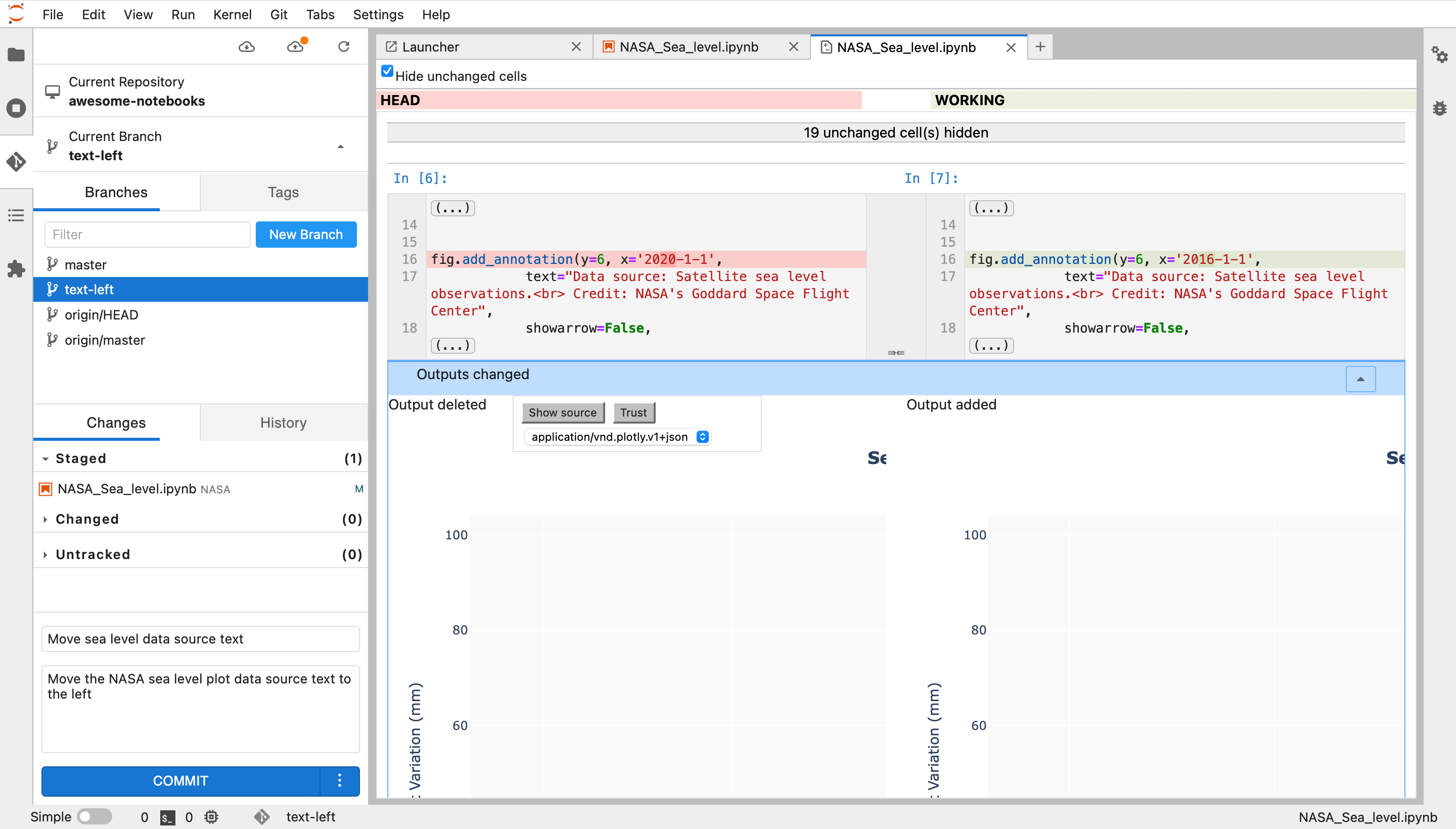 How to use the JupyterLab Git extension ReviewNB Blog