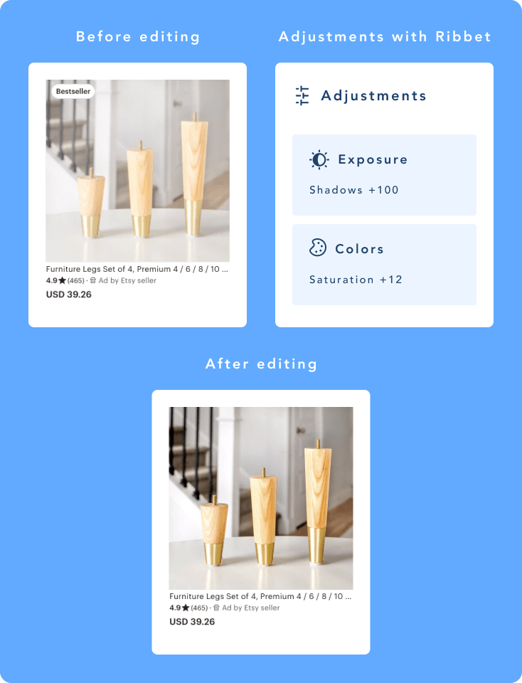 Have your Product photos stand out on ETSY Ribbet Blog