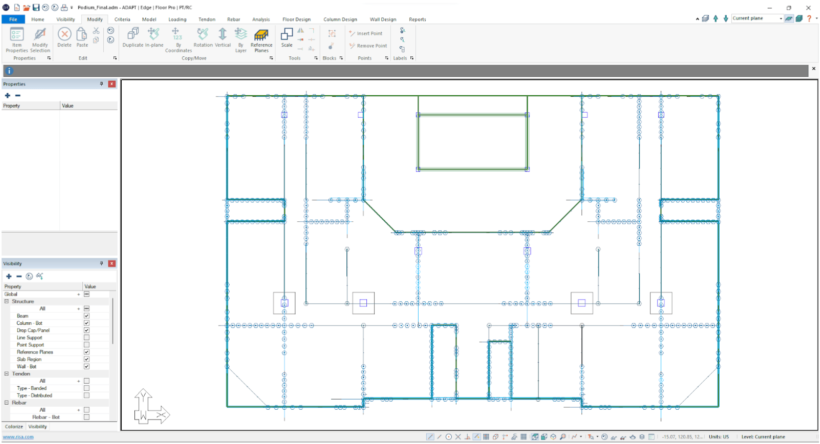 RISA | Integration between RISA-3D &amp; ADAPT-Builder for Podium…