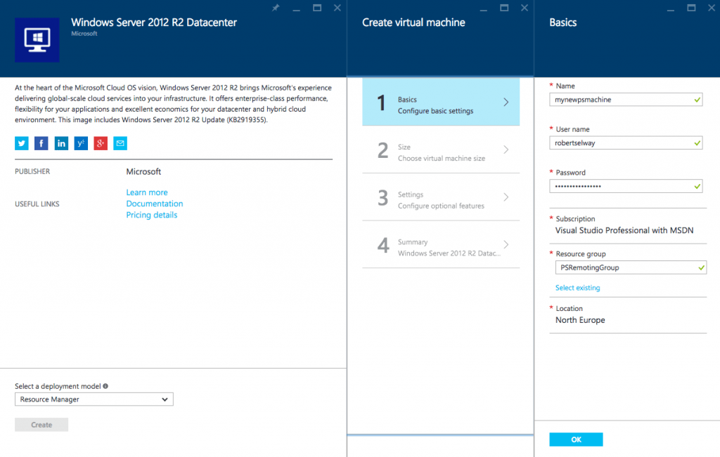 PowerShell Remoting connecting from your local machine to an Azure VM