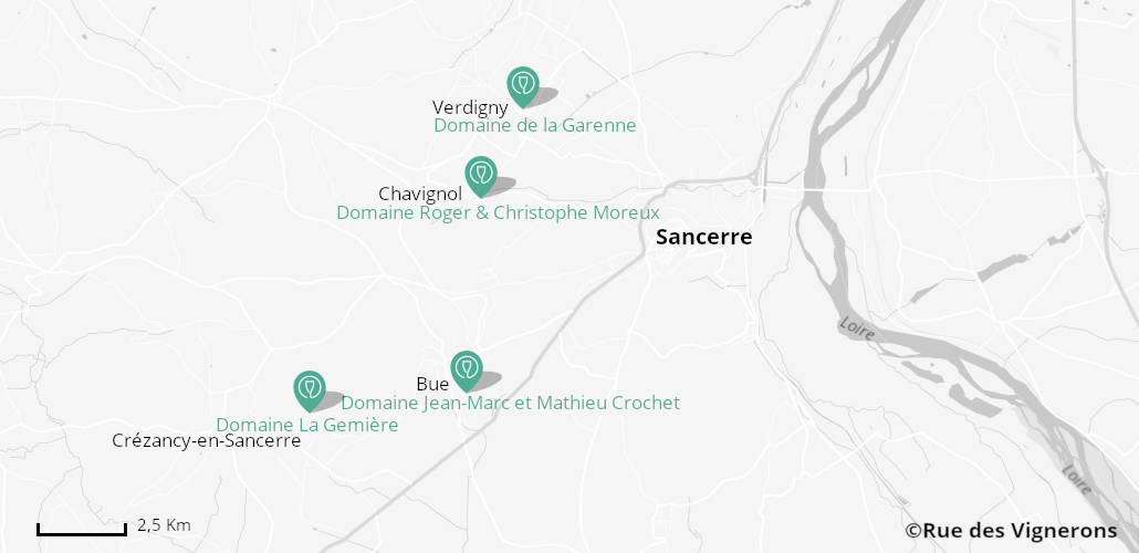 Carte Sancerre Environs Visiter Sancerre et sa région Que faire à Sancerre