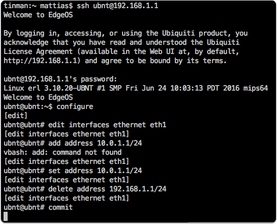 How to Migrate From an Existing UBNT EdgeRouter to a USG | Lots of emryl