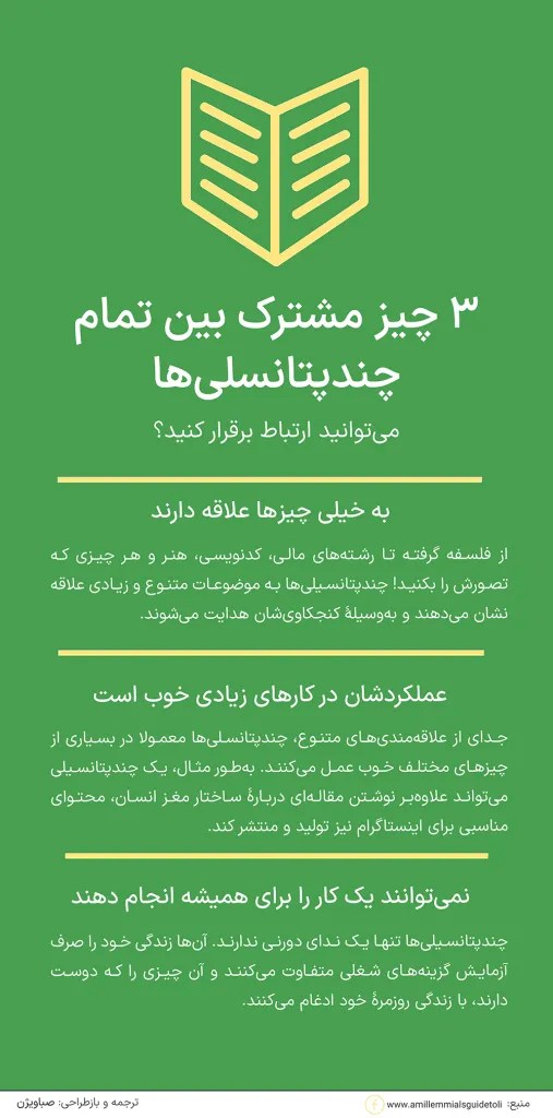 چندپتانسیلی (Multipotentiality) چیست؟ وی‌پدیا (بلاگ صباویژن)