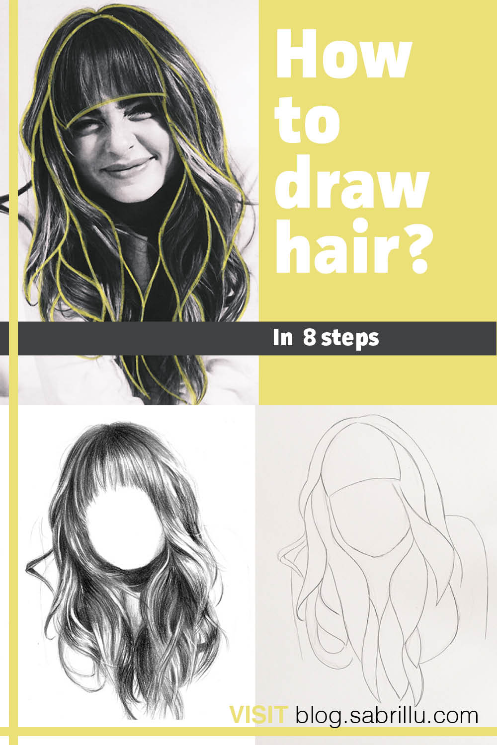 Realistische Haare zeichnen Zeichnen Lernen leicht gemacht