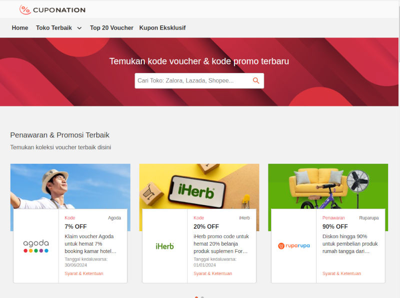 website Cuponation