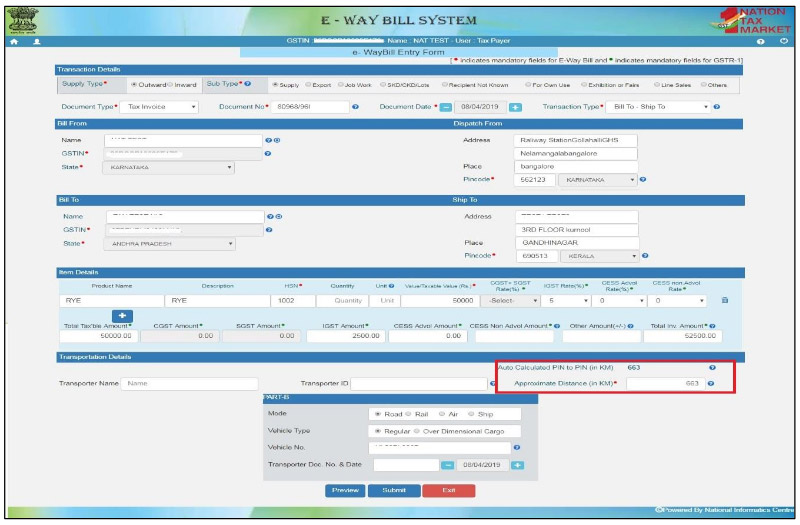 Most Important Key Amendments Made in the eWay Bill System
