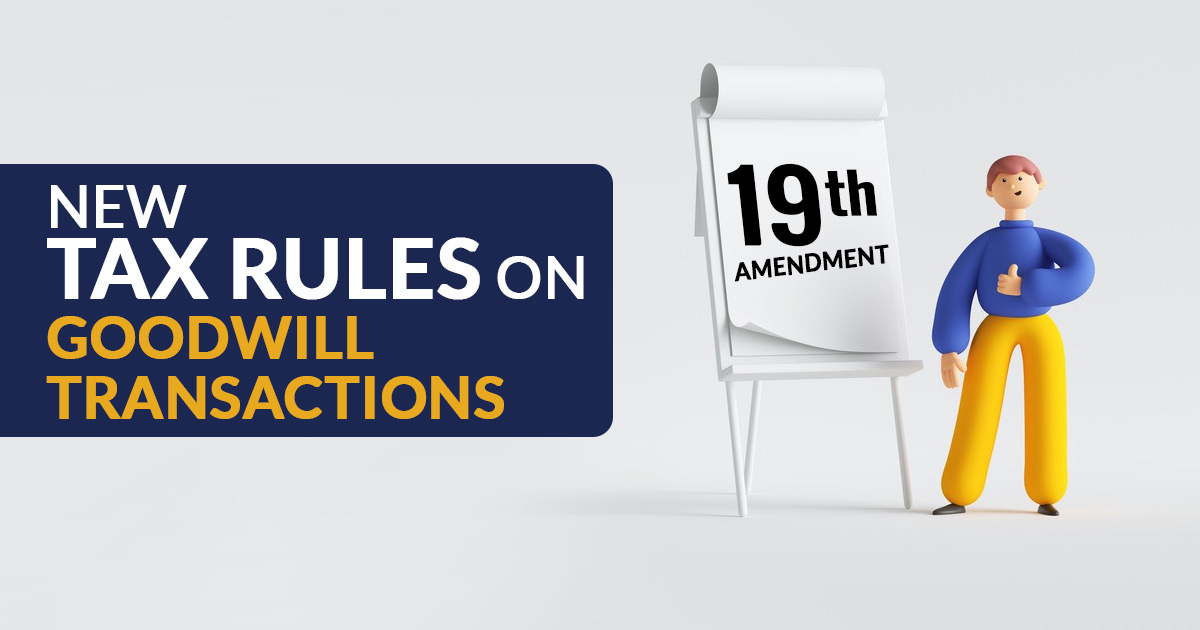 CBDT Dept Issues 19th Amendment Rules on Accounting of Goodwill