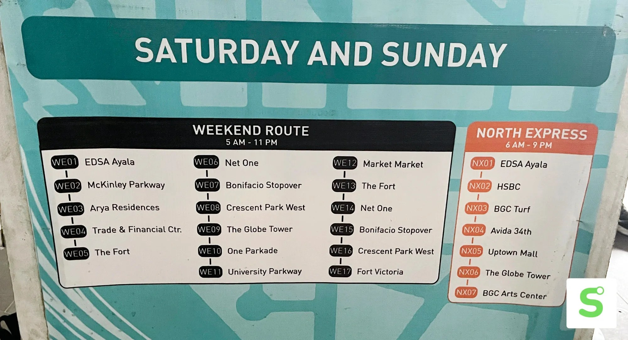 Sakay.ph — BGC Bus Terminal Guide (2024) routes, schedules, fare and(04)