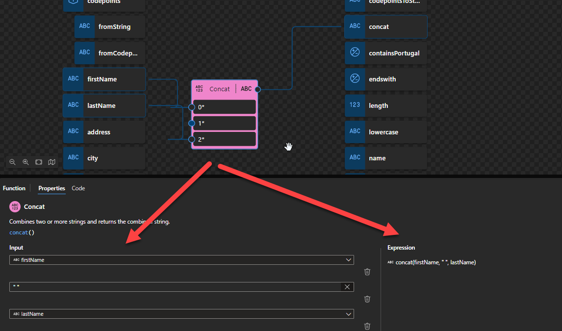 Logic Apps (Standard) Data Mapper String functions SANDRO PEREIRA