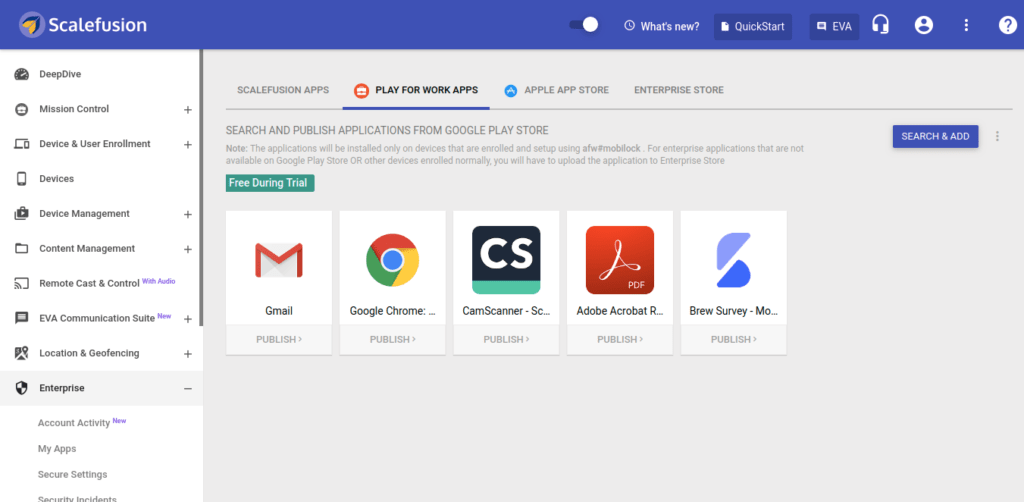 How to Block Apps on Android devices using Scalefusion?