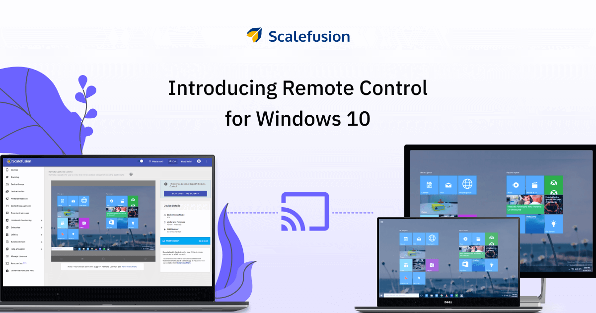 Introducing Remote Control for Windows 10 Scalefusion Blog