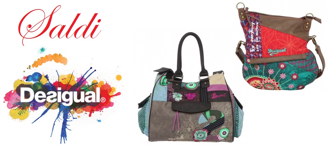 Saldi sulle borse Desigual per un'estate colorata!