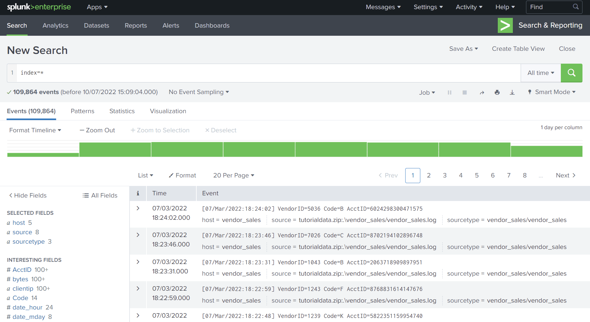 Putting your machine data to use with Splunk