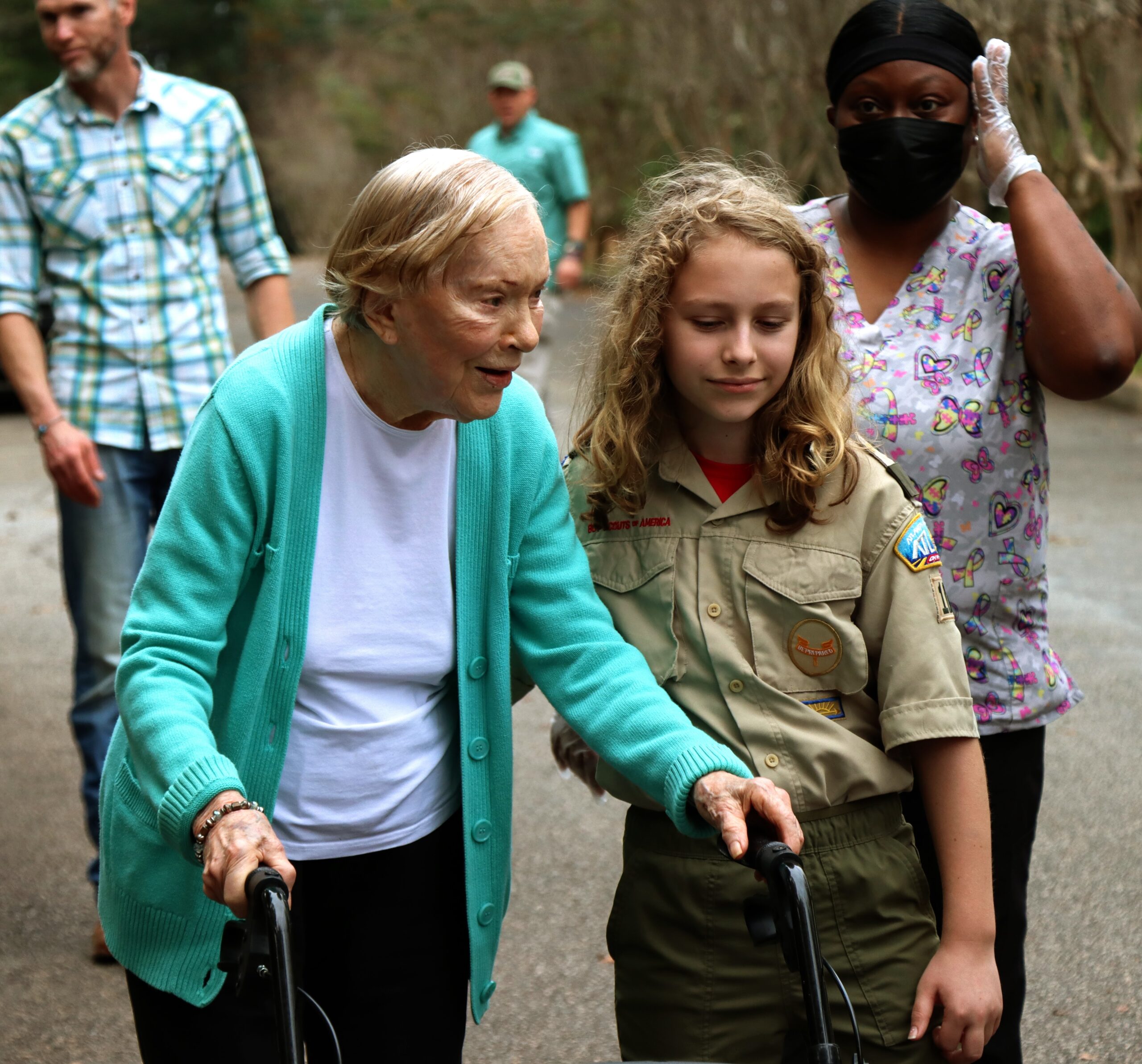 Before entering hospice, Jimmy Carter joined his grandson’s Scout troop(019)