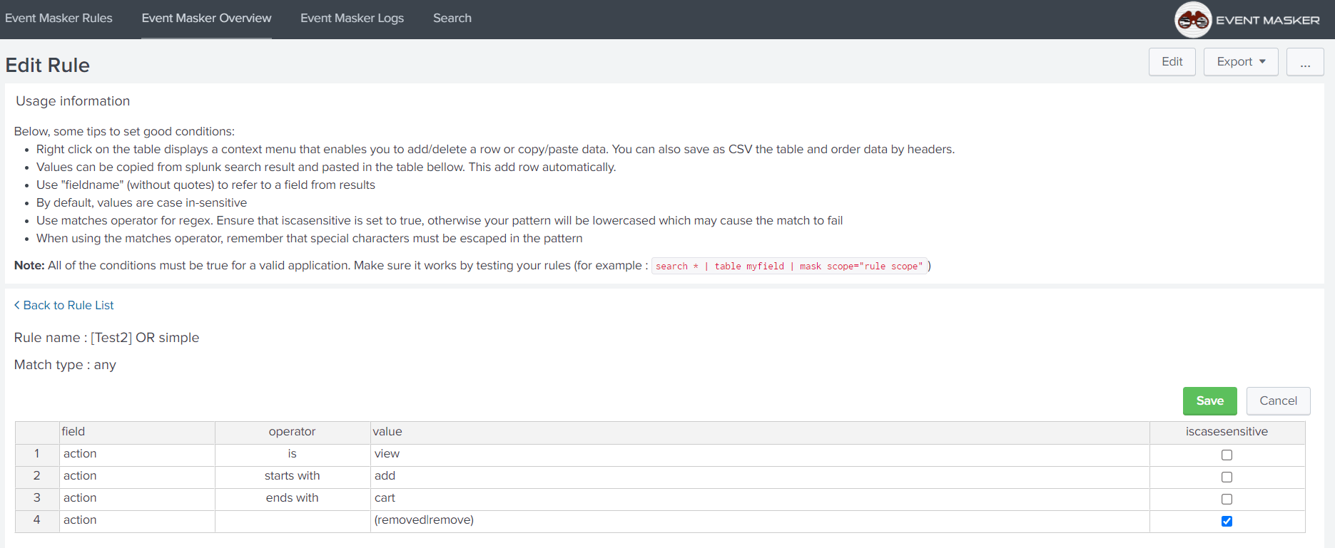 Splunk & advanced filtering with Event Masker Sec Team Blog