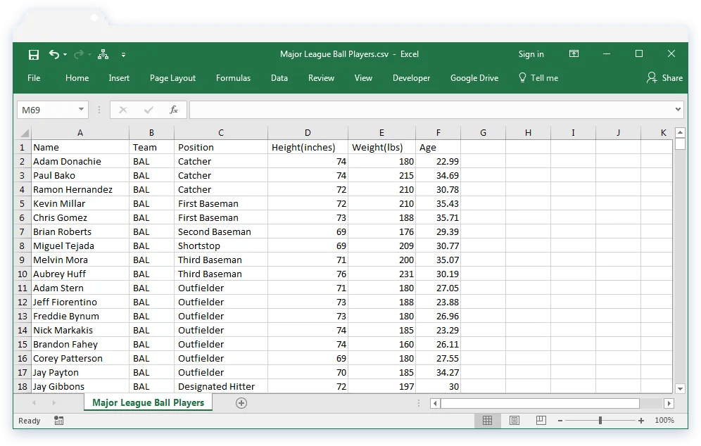 Importing excel to google sheets optilo