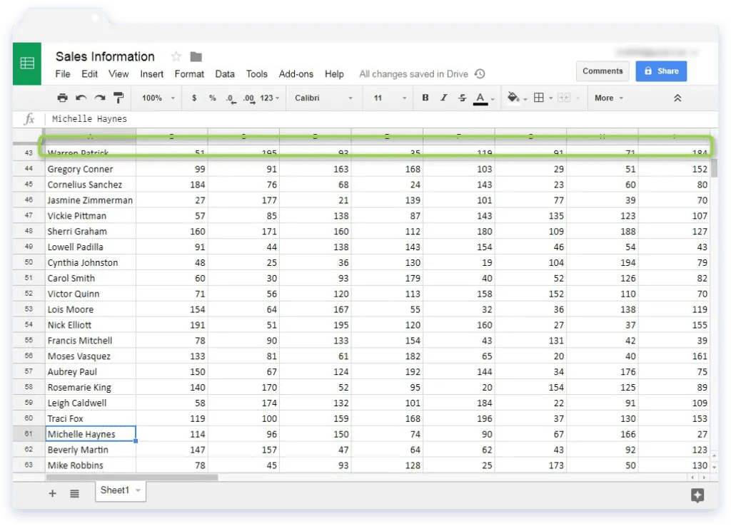 How can I freeze rows and columns in Google Sheets? Sheetgo Blog
