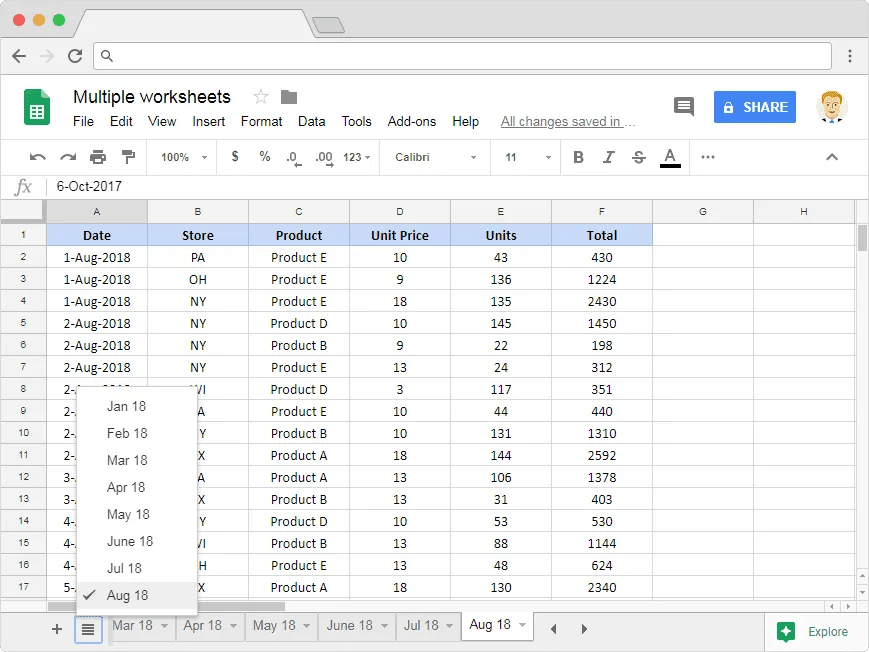 How to work with tabs/sheets in Google Sheets Sheetgo Blog