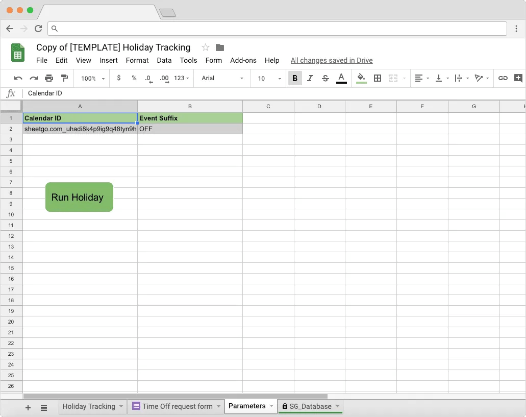 Holiday tracking in Google Sheets How to set it up Sheetgo Blog