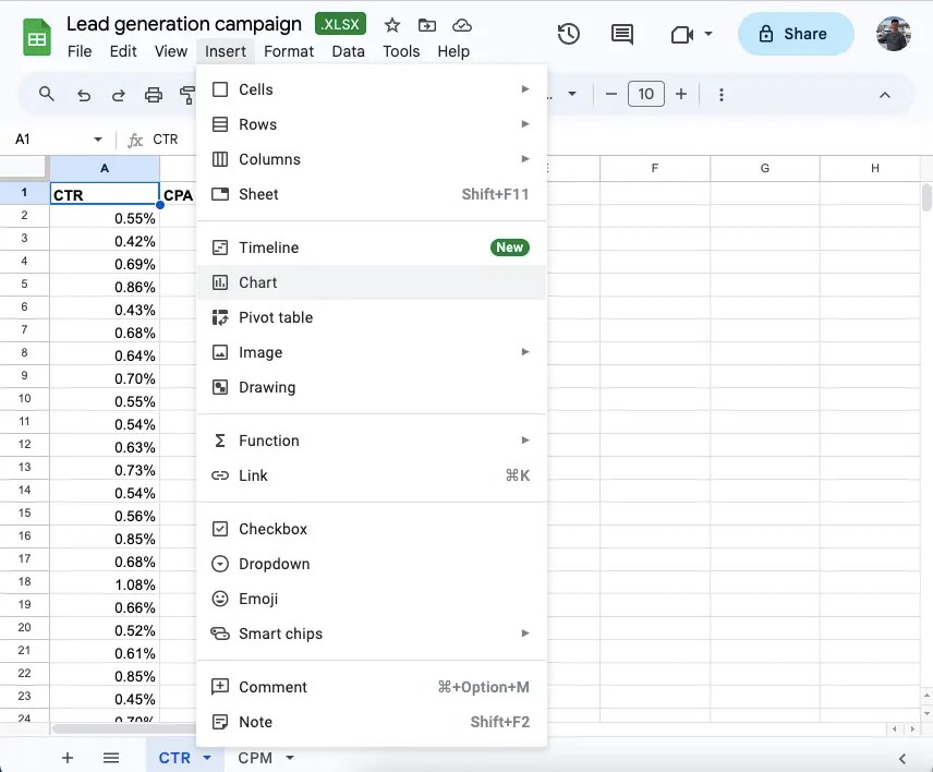 How to make a scatter plot in Google Sheets Sheetgo Blog
