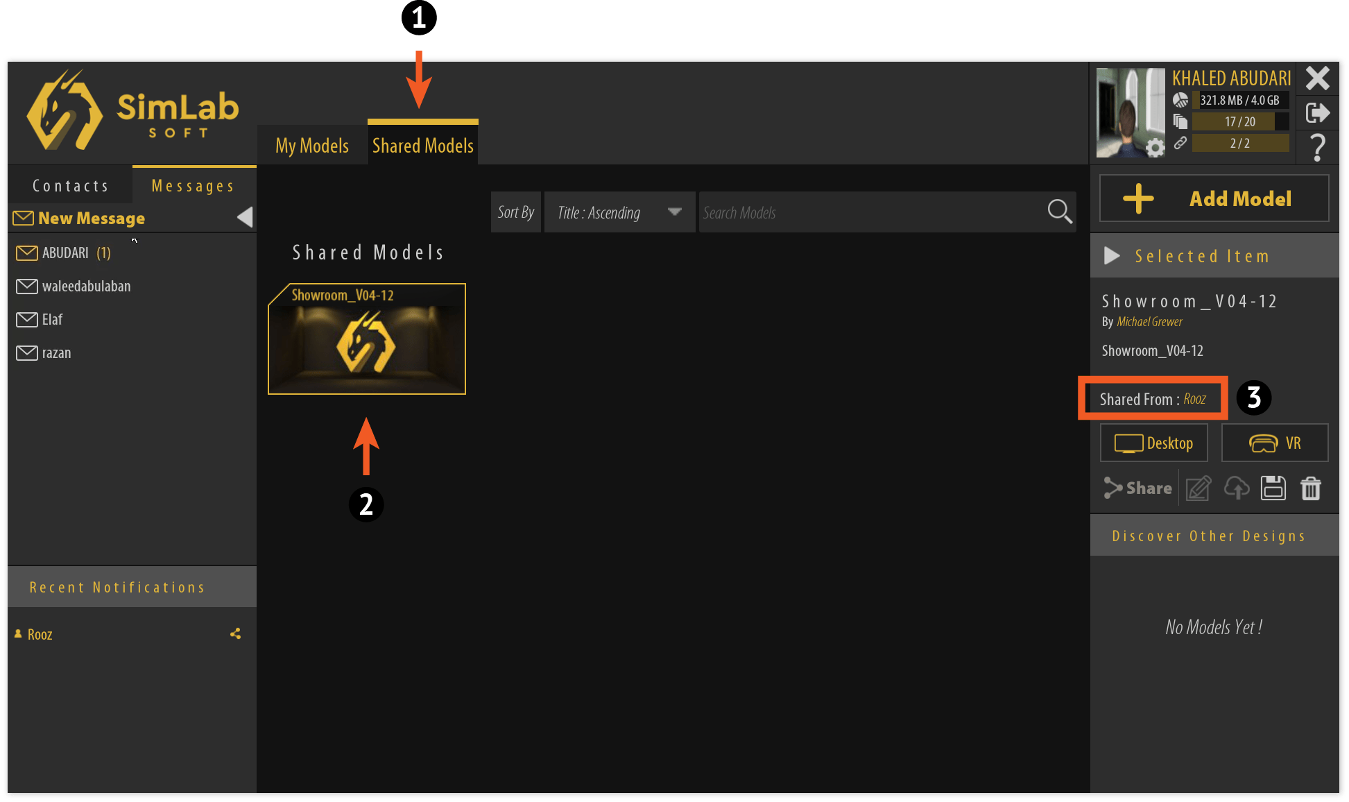 Contacts and VR Sharing • SimLab Soft Blog