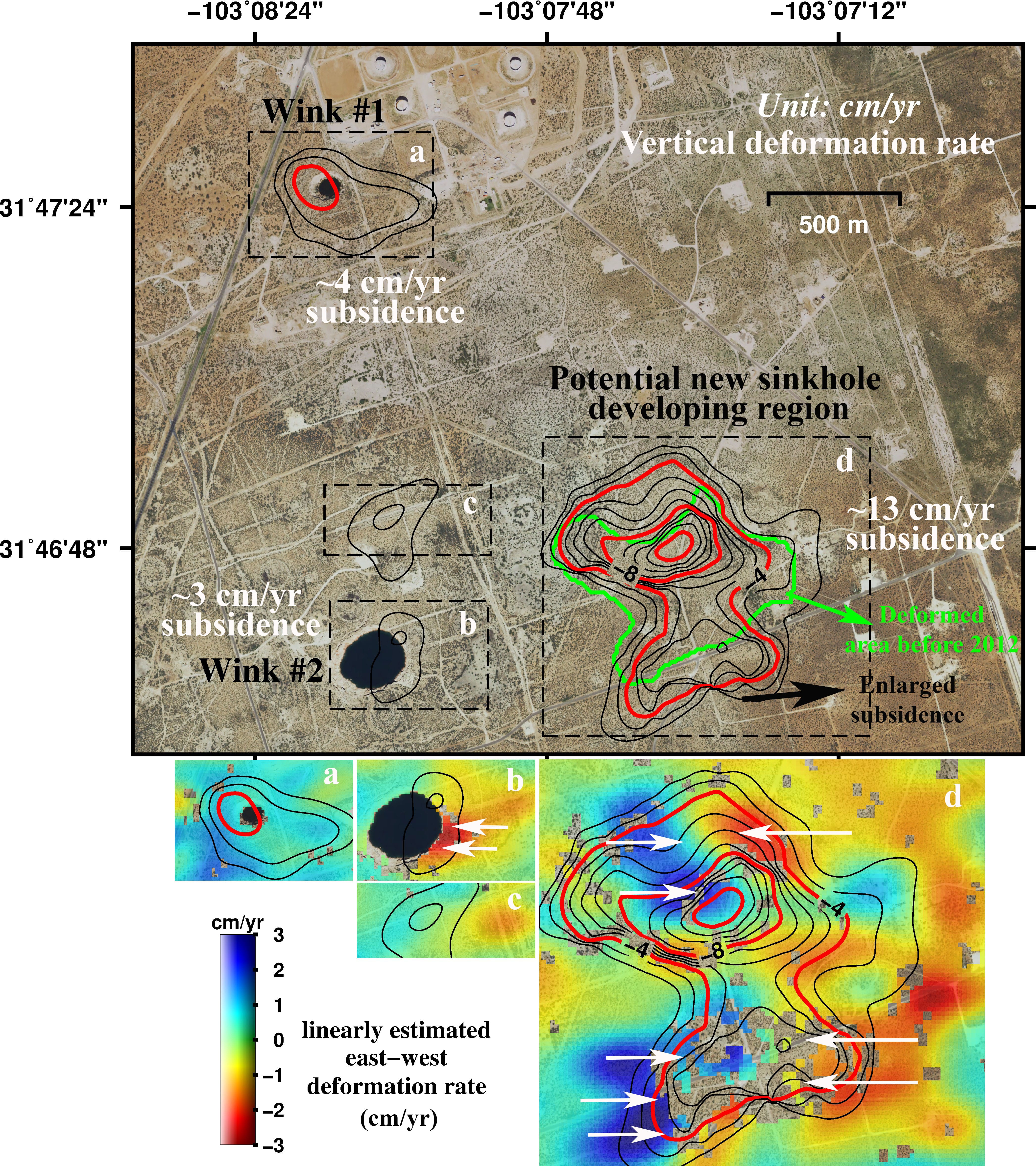 Geohazard Giant sinkholes near West Texas oil patch towns are growing