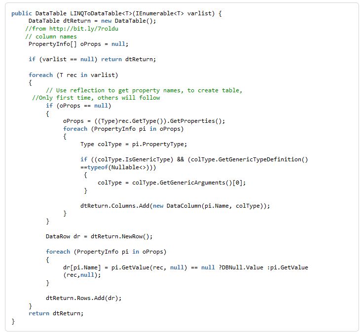 Joining DataTables in LINQ SoftArtisans