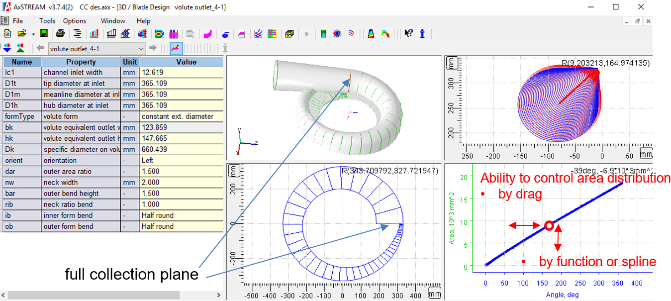 [en]Volute Design in AxSTREAM[] Turbomachinery blog