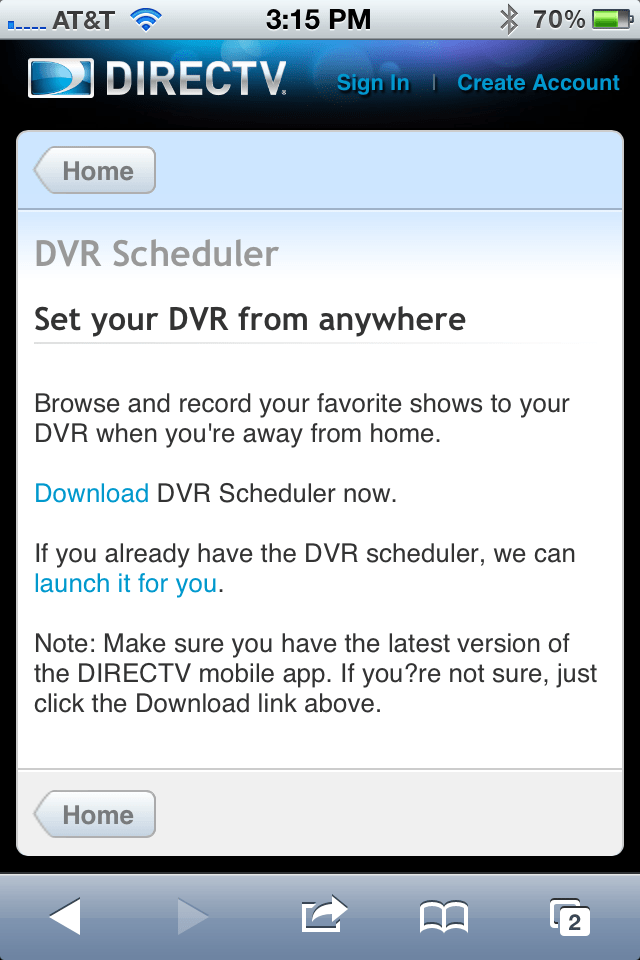 Hands on with the new DIRECTV mobile site The Solid Signal Blog