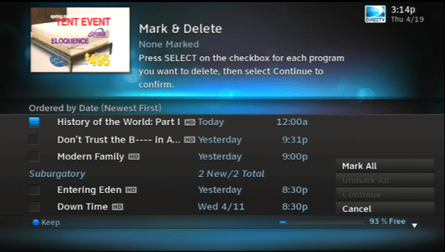 How can you "Mark and Delete" with the new Genie menus? The Solid Signal Blog