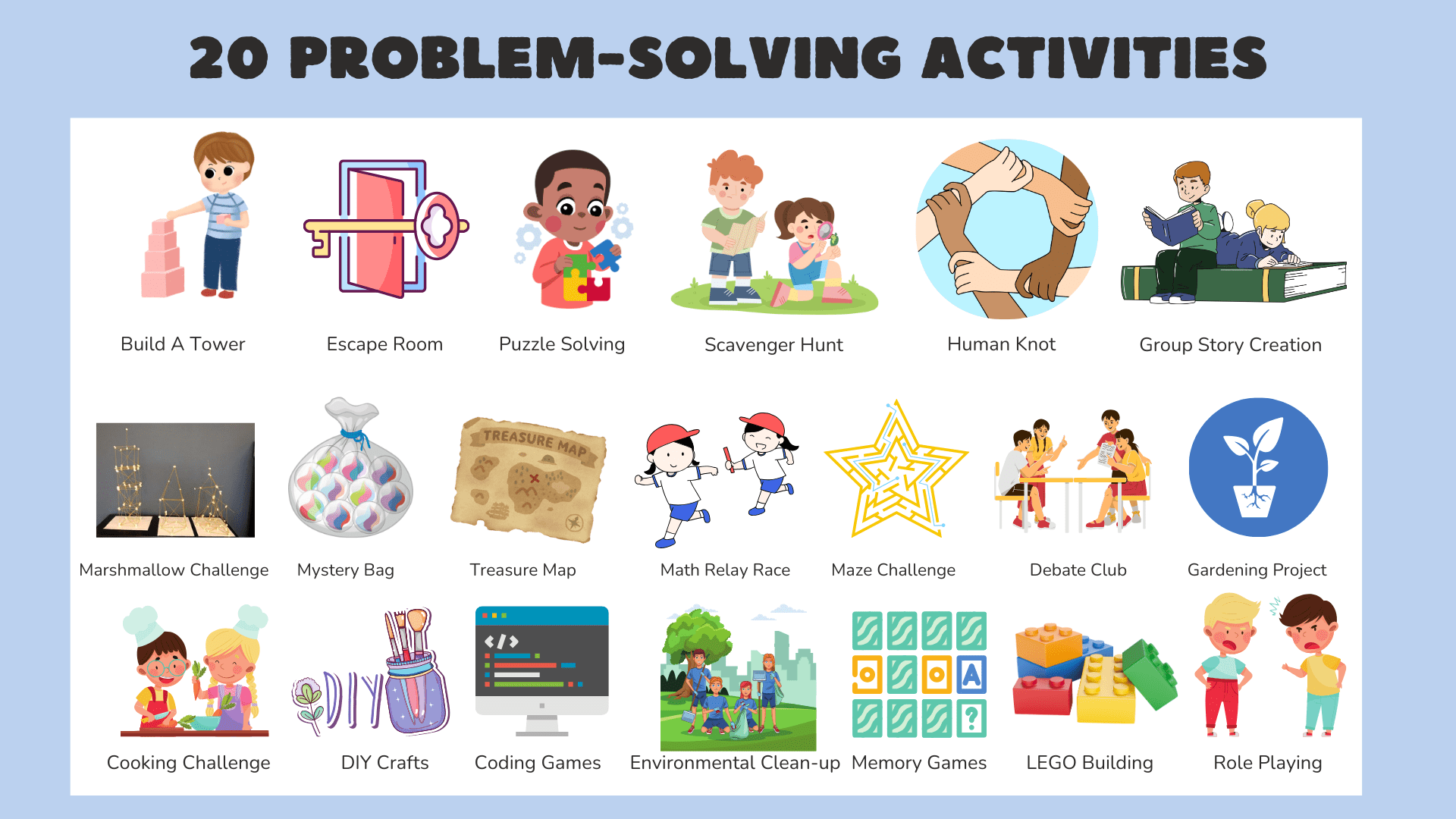 20 Engaging ProblemSolving Activities for Kids