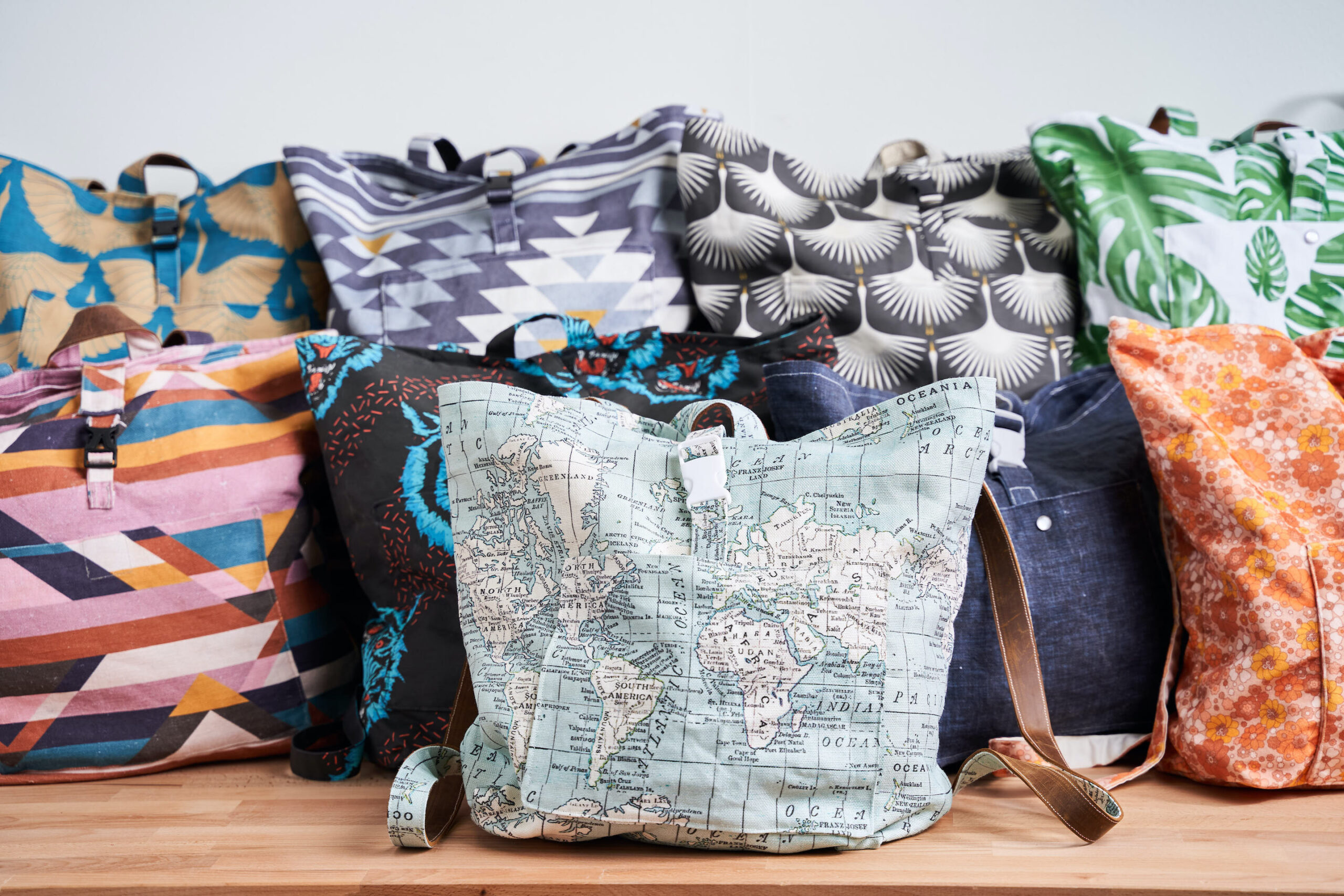 How to Turn Your Tote Bag Into a Backpack Spoonflower Blog
