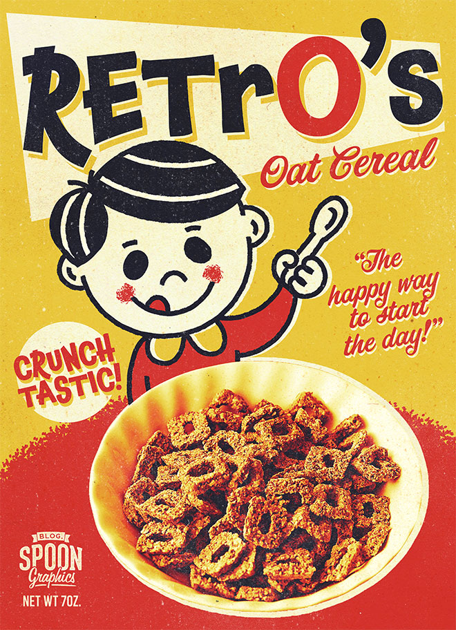 How To Create a Retro Cereal Box Design with a Mascot Character