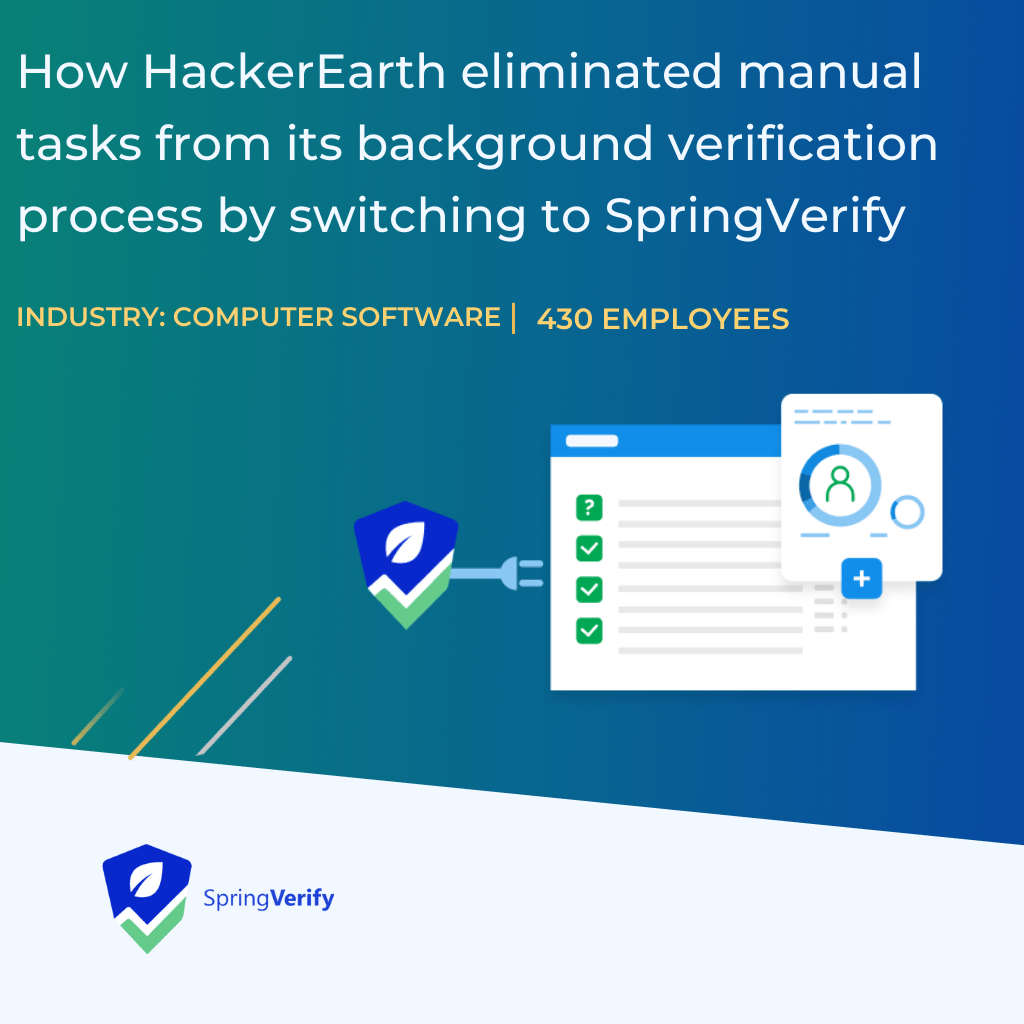 How HackerEarth eliminated manual tasks from its background