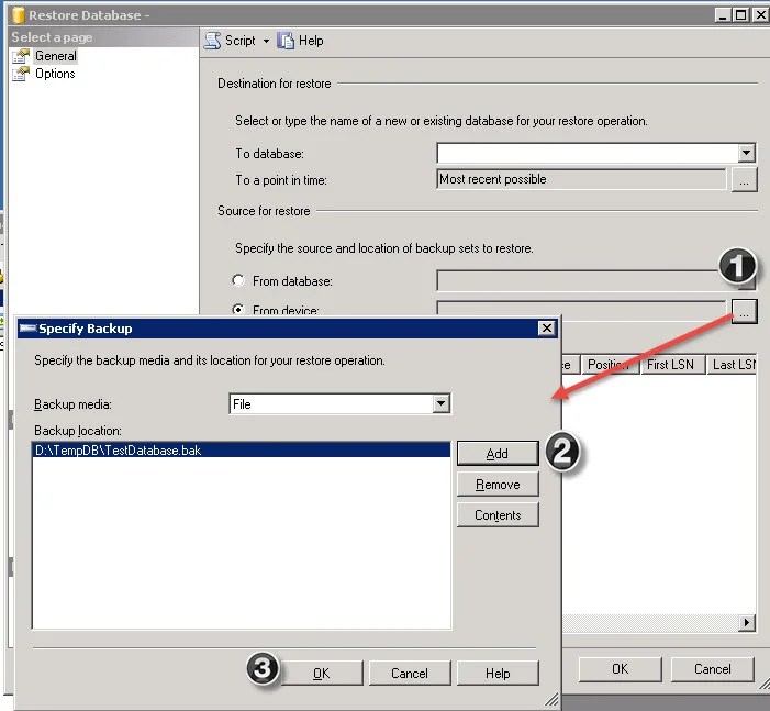 SQL SERVER Restore Error Specified cast is not valid (SqlManagerUI