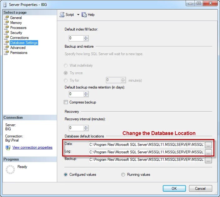 SQL SERVER Changing Default Installation Path for SQL Server SQL