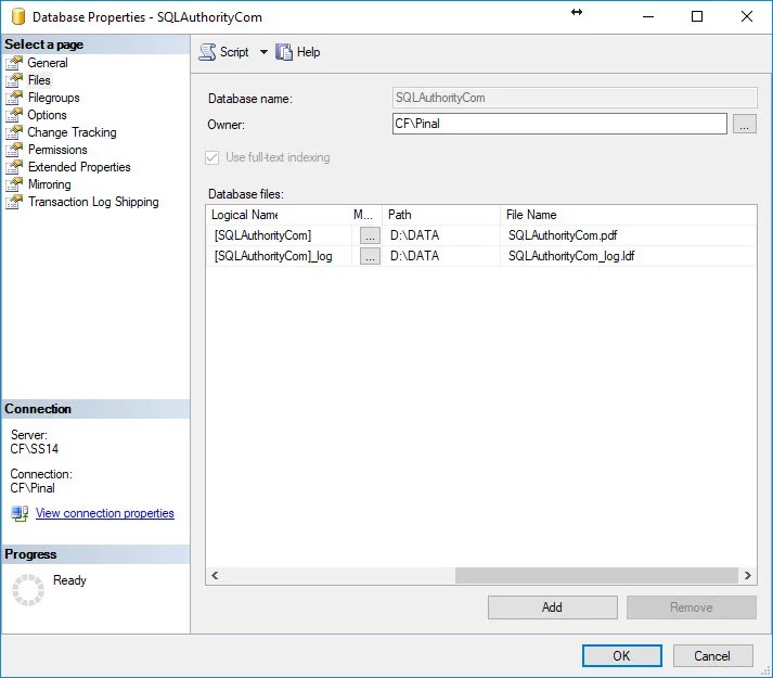SQL SERVER How to Rename Extention of MDF File? A Simple Tutorial