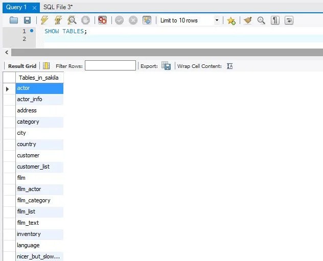 MySQL List User Defined Tables Two Methods SQL Authority with